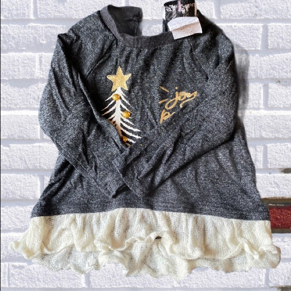 Rare Editions Joy Peace & Love shirt Blouse - Picture 4 of 5